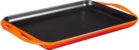 Le Creuset Enameled Cast Iron Rectangular Skinny Griddle 13 X 8 5