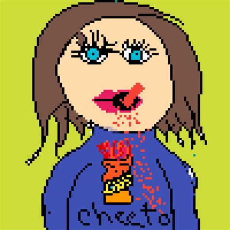 Editing Hot Cheeto Girl Free Online Pixel Art Drawing Tool Pixilart