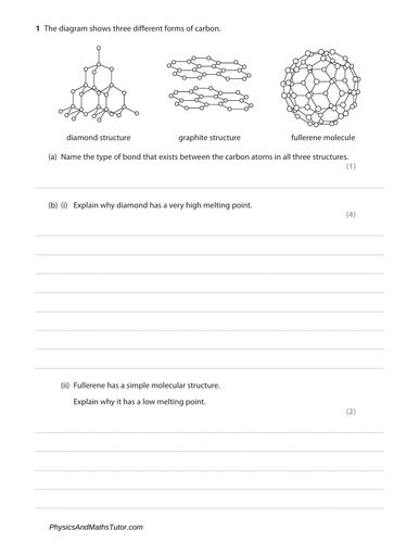 Gcse Edexcel Chemistry Covalent Bonding Complete Revision Summary Teaching Resources