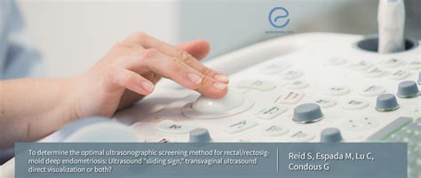 Rectalrectosigmoid Endometriosis Transvaginal Ultrasound Sliding Si