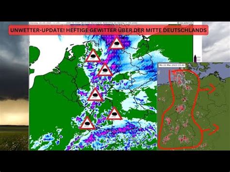 Unwetter Update Teils Heftige Unwetter über der Mitte Deutschlands