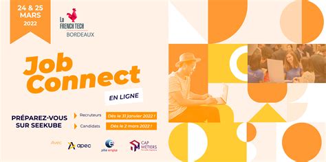 Le Job Connect Revient Sur Deux Jours 100 En Ligne Les 24 Et 25 Mars