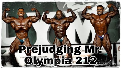 Prejudging Categor A Mr Olympia Derek Shaun O Kamal