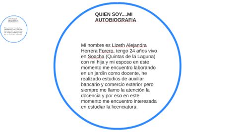 Mi Autobiografía Ejemplo