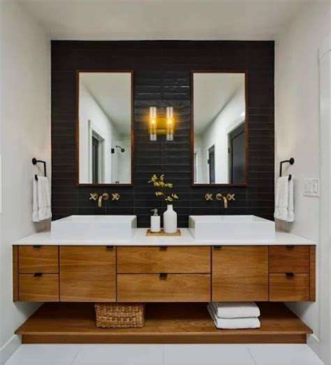 Pin On HALOS GLEN GUEST BATH Modern Bathroom Design Black Tile