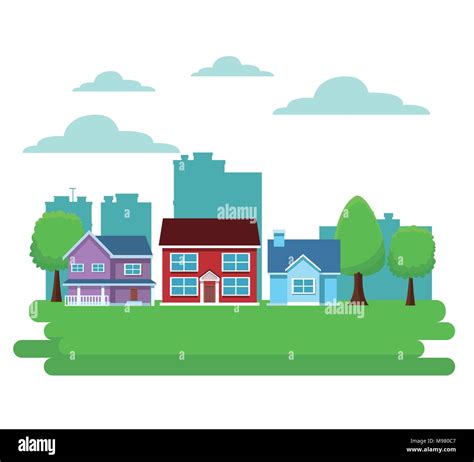 City buildings cartoon Stock Vector Image & Art - Alamy