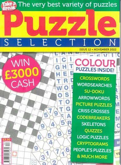 Take A Break S Puzzle Selection Magazine Subscription American Magazines