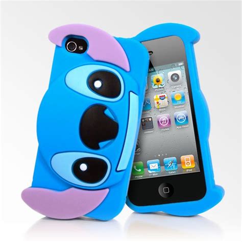 Silicone 3d Stitch Iphone 44s Cases Diy Iphone Case Cool Phone