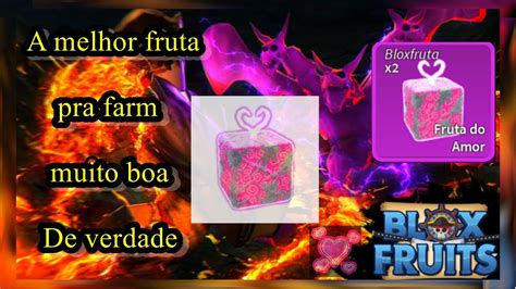 Bloxfruits A Melhor Fruta Pra Farm Testando A Fruta Love Youtube