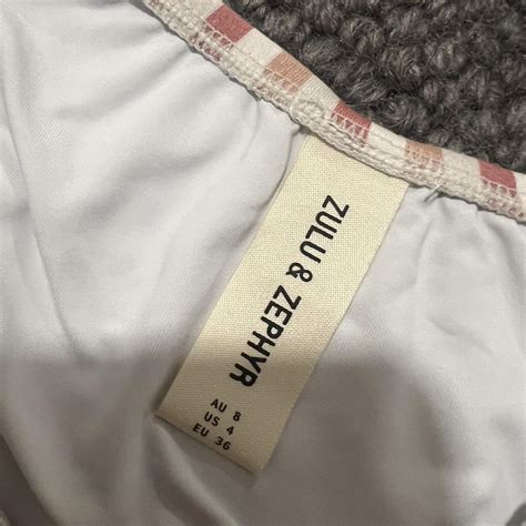 Zulu And Zephyr Striped Bikini Worn Once Depop