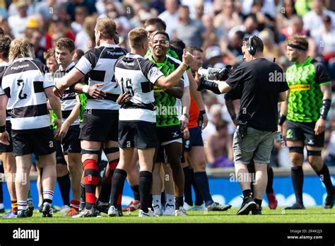 Twickenham UK 28th May 2023 Sbu Nkosi Of The World XV And Gareth