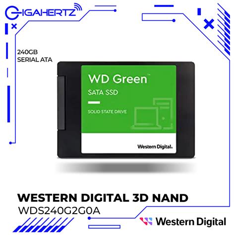 Western Digital WDS240G2G0A 240GB 3D NAND GREEN 2.5" | Gigahertz