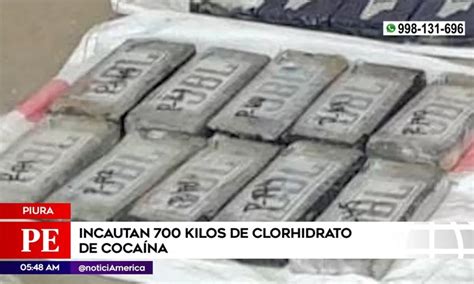 Piura Policía incautó 700 kilos de clorhidrato de cocaína