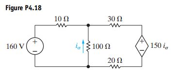 Solved Use The Node Voltage Method To Calculate The Power Delivered