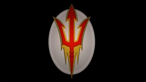 Arizona Sun Devils Oval Logo - 3D Model by RogerDS