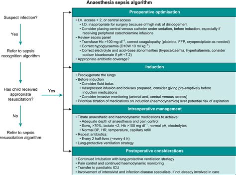 Sepsis In Paediatrics Bja Education