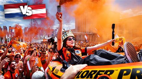 Holland Fans Links Rechts In Berlin Links Rechts Oranjemars Berlijn