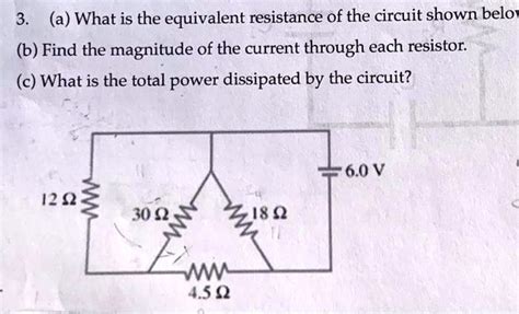 3 A What Is The Equivalent Resistance Of The Circui SolvedLib