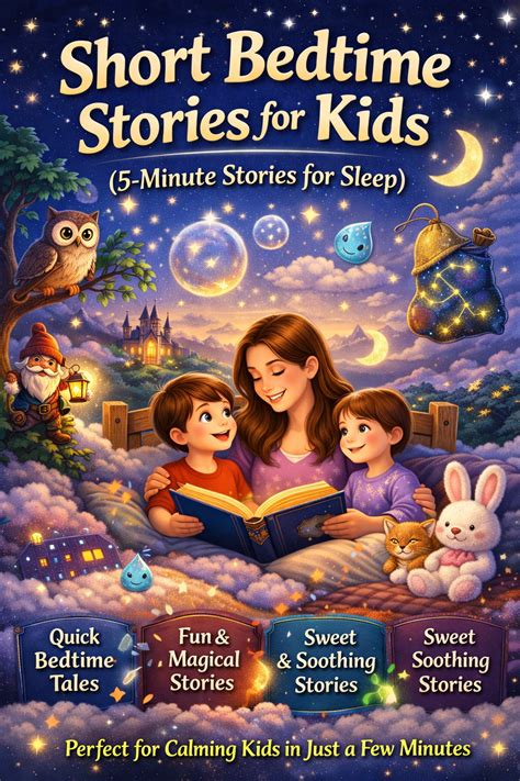 short bedtime stories  kids  minute stories  busy nights