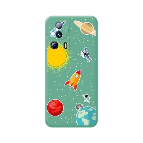 Funda Silicona L Quida Verde Xiaomi Lite G Dise O Espacio Dibujos