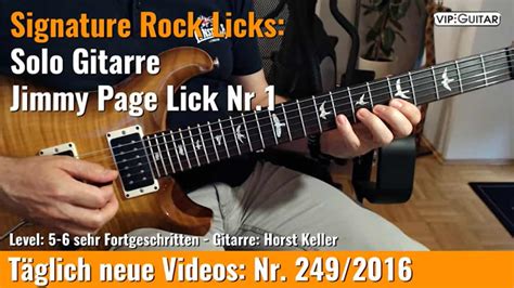 Signature Rock Licks Solo Gitarre Jimmy Page Lick Nr Vip Guitar De