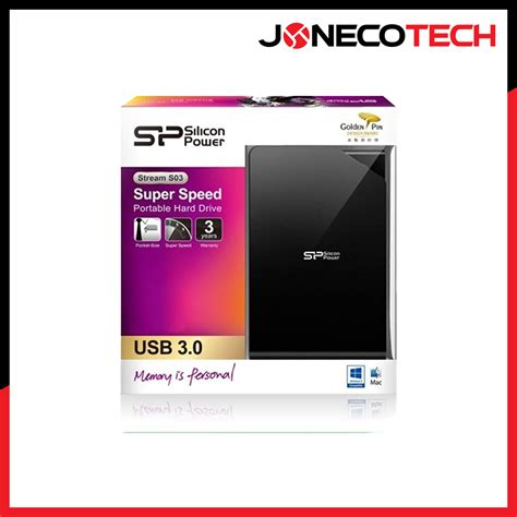 Silicon Power Stream S03 1TB External Hard Drive – Joneco Tech