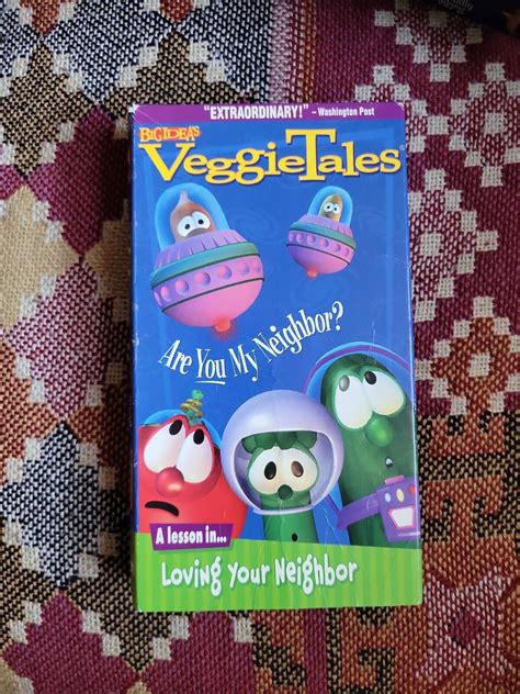 Vintage Veggietales Are You My Neighbor Vhs Grelly Usa