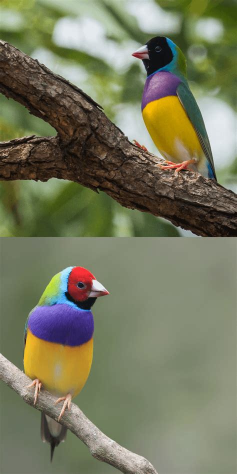 Gouldian Rainbow Finch Females Have Been Proven To Control Their Offspring S Sex If She