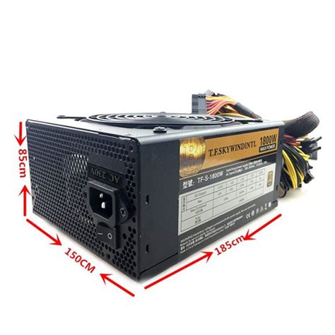 ATX PSU 1800W Power Supply For Eth Rig Ethereum Coin Mining Miner 180