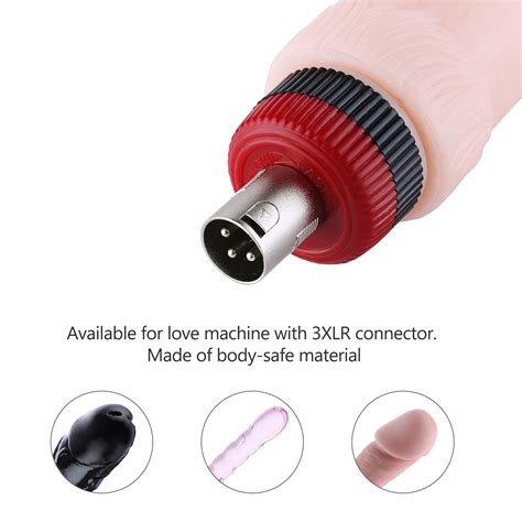 3XLR Attachments Dildos For Hismith Sex Machine AuxFun Love Machine