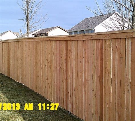 Custom Wood American Fence Company Lincoln Ne