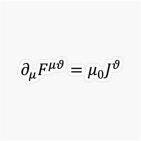 Equations, Transparent Stickers, Maxwell, Chemistry, Physics, Version ...