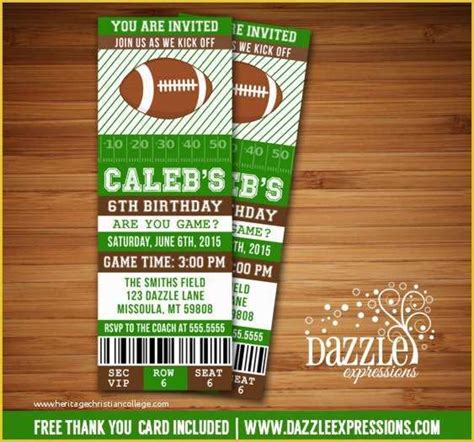 45 Free Printable Sports Birthday Invitation Templates