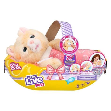 Little Live Pets Cozy Dozys Ginger The Kitty Lemony Gem Toys Online