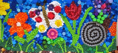 AESGATE: Recycled Bottle Cap Art