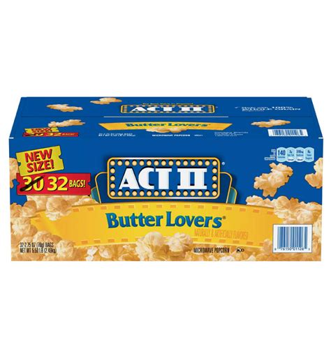 Act II Butter Pop Corn 2 75 Oz X 32 CONVENIENT DISTRIBUTOR