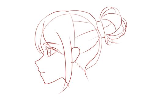 How To Draw The Head And Face Anime Style Guideline Side View Drawing Tutorial Mary Li Art