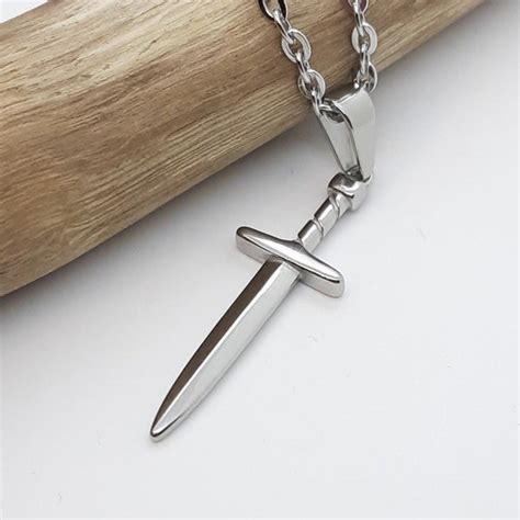 Dagger Necklace Etsy