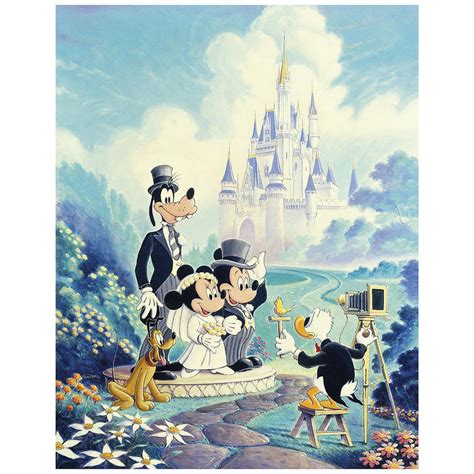 Product Image Of Mickey And Minnie Wedding Giclée By Randy Souders