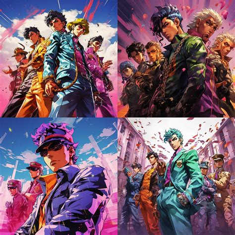 Jojos Bizarre Adventure Ai Art Style Guide Jojos Bizarre Adventure