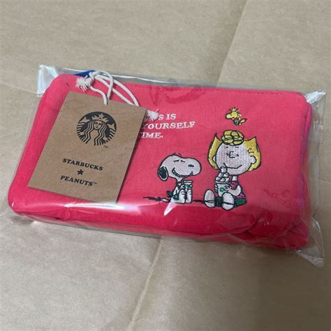 Starbucks 【未使用】スターバックス ピーナッツ スヌーピー ポーチの通販 By Kooopiii＊s Shop｜スターバックス