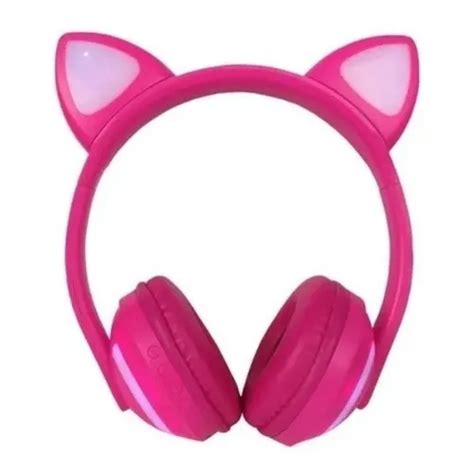 Headset Orelha De Gatinho Rosa Infantil Em Promo O Na Americanas