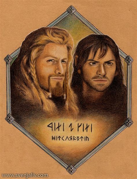 Fili And Kili Heirs Of Durin By Svenjaliv On Deviantart