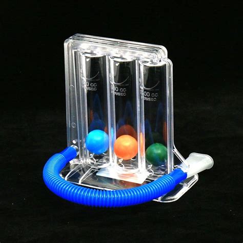 3 Balls Spirometer Respiratory Lung Exerciser Incentive Spirometry