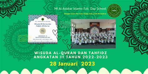 Prosesi Wisuda Tahfidz Dan Al Quran Yang Penuh Haru Al Adzkar Islamic