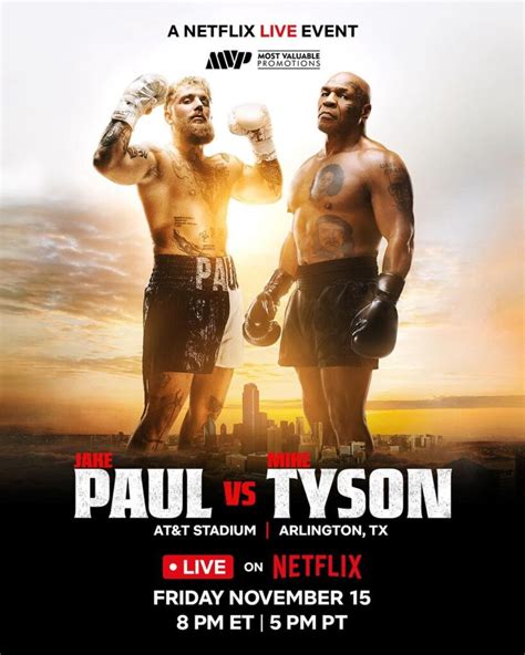 Jake Paul Vs Mike Tyson Fight Card Start Time Betting Odds