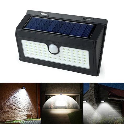 Solar Powered LED Wall Light Lamp With Motion Sensor - Eco Volt Solar