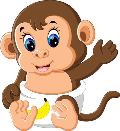 Animated Baby Monkey Clip Art 3 Clipartix Images And Photos Finder