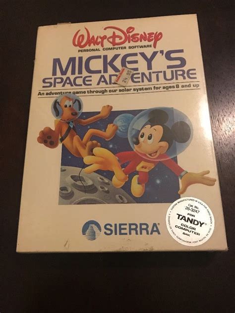 Mickey S Space Adventure Sierra Tandy Color Computer K Rare Game Cat