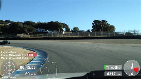 Evo X Mr Laguna Seca Youtube